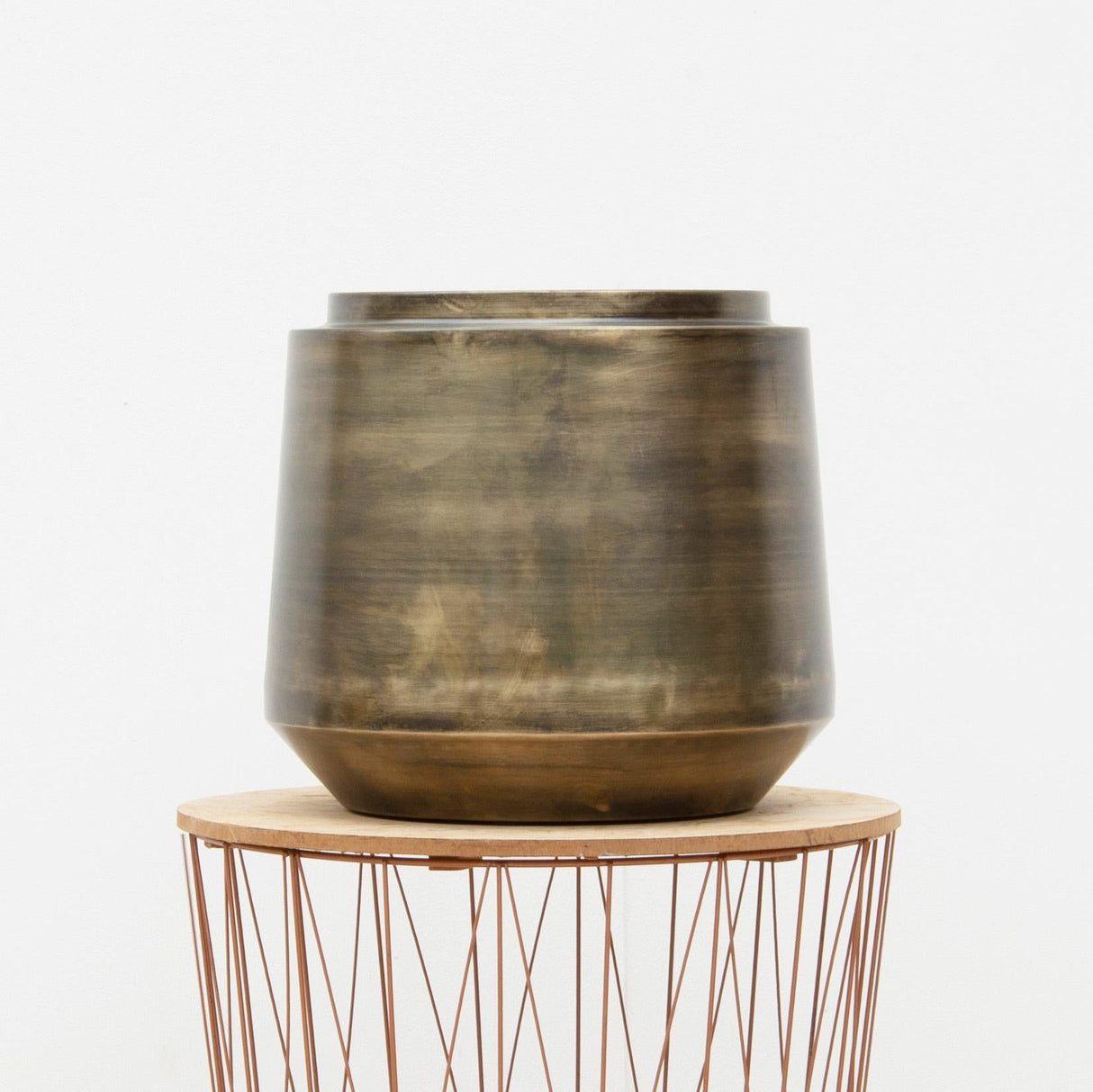 Livraison plante Pot Indigo Vintage Or 46 cm