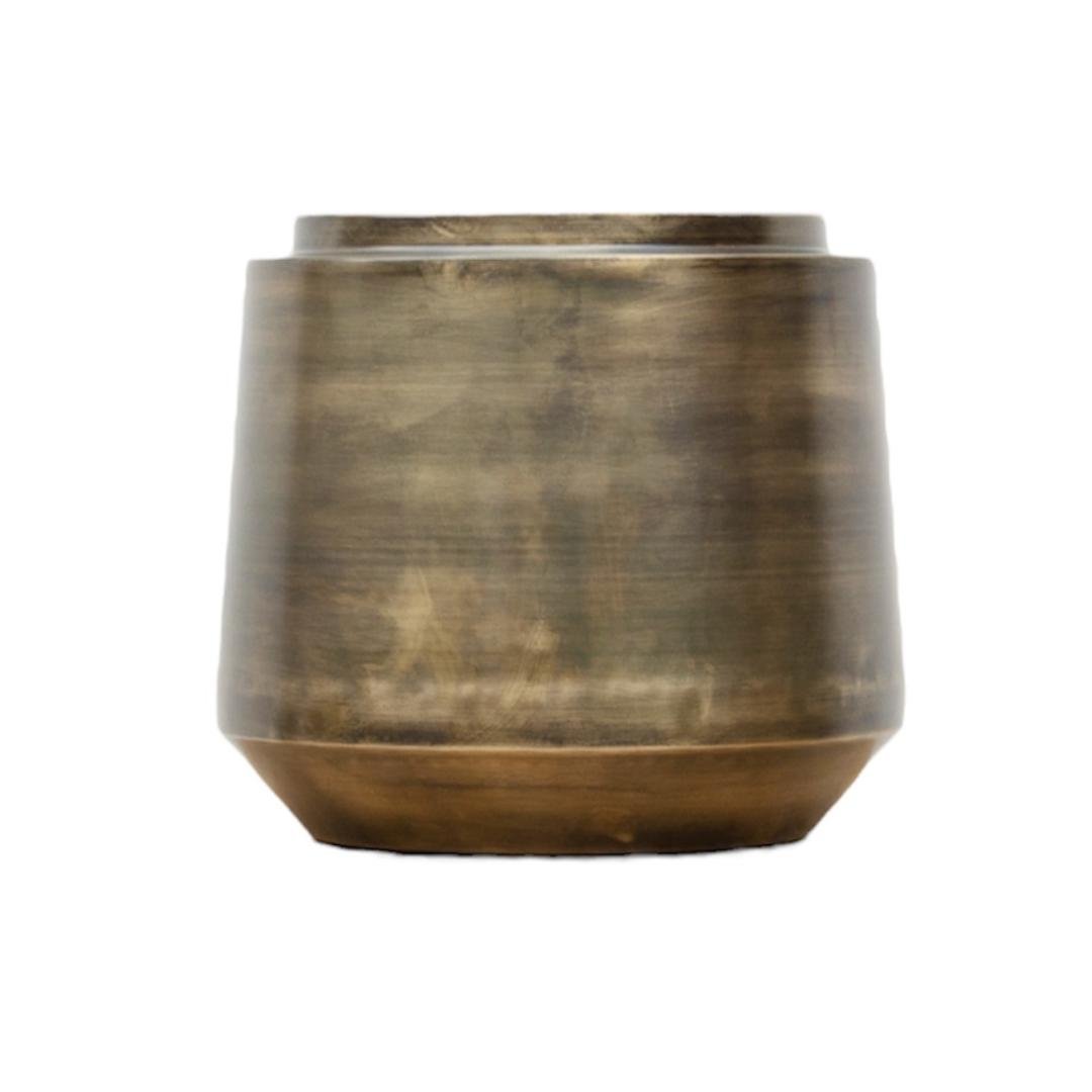 Livraison plante Pot Vintage Indigo Or 24 cm