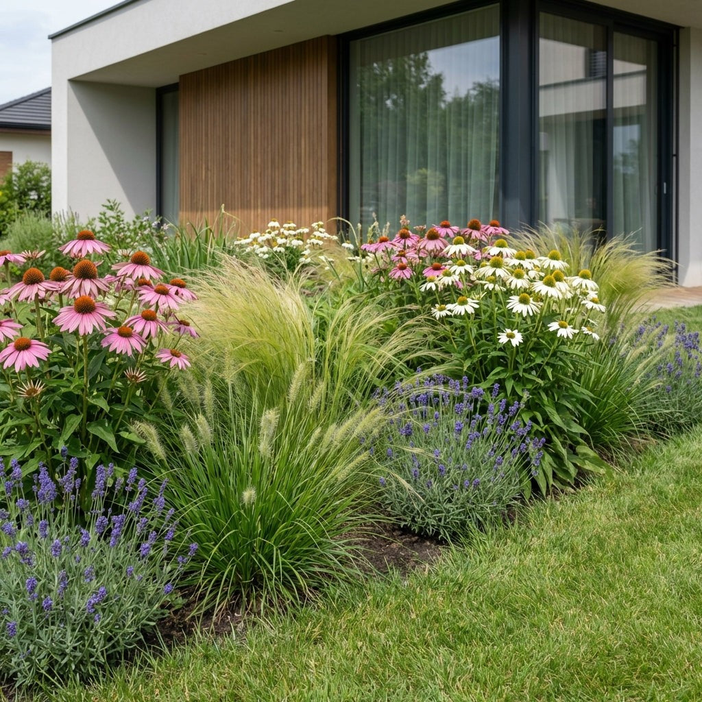 Pack Massif Plein Soleil Rose & Blanc - 30 plantes — photo 2