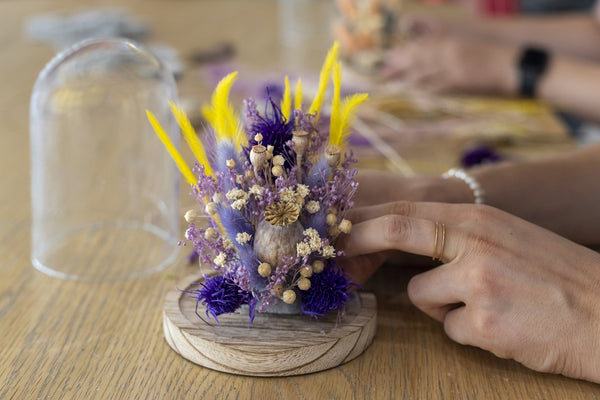 Atelier Fleurs Séchées à Bordeaux : composez une décoration florale durable - La Green Touch