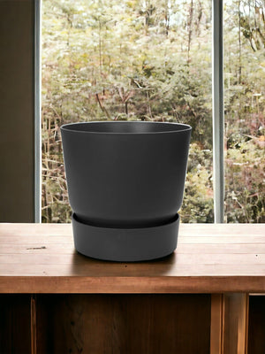 Maceta negra Elho Greenville - D30 x H28