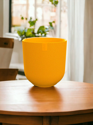Macetero Elho Jazz Amarillo - D26 x H24