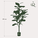 Livraison plante Ficus Lyrata plante artificielle h125cm, Ø14cm