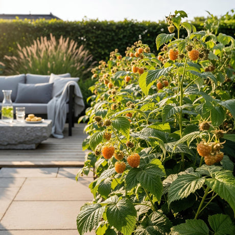 Livraison plante Framboisier Fallgold – Lot de 3 – Pot 9 cm