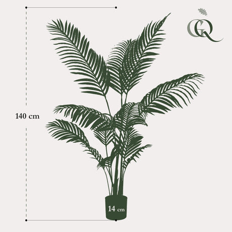 Livraison plante Howea Forsteriana plante artificielle - h140cm, Ø14cm