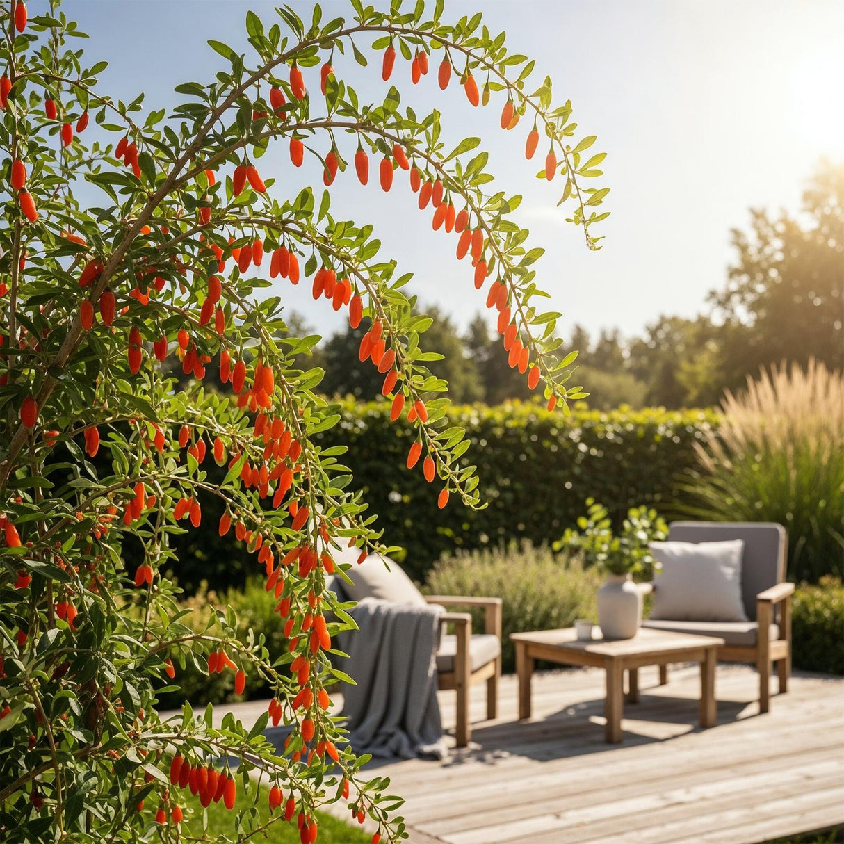 Livraison plante Lycium barbarum Rustique – Lot de 3 – Pot 9 cm