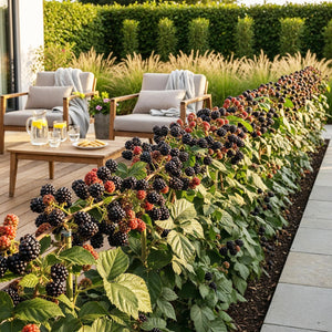 Livraison plante Mûrier Rubus Black Satin – Lot de 6 – Pot 9 cm