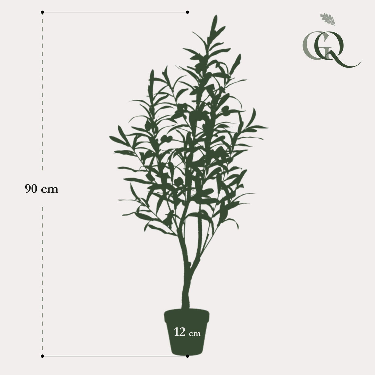 Livraison plante Olivier plante artificielle - h90cm
