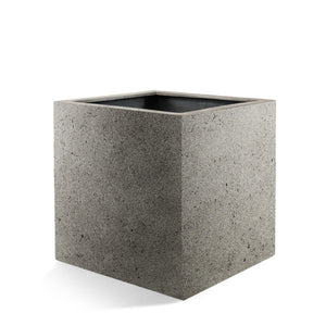 Maceta Cubo Gris 40 cm