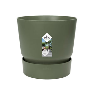 Maceta Elho Greenville Redonda verde 14 cm