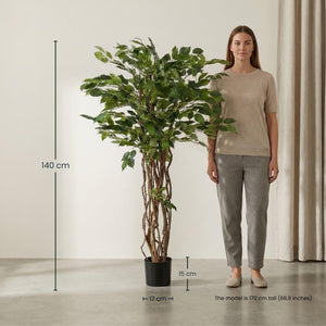 Ficus Liane Arbuste plante artificielle