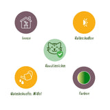 Mix plantes pet-friendly x3 – Cyperus, Callisia, Chlorophytum